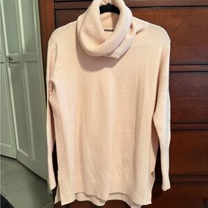 French Connection Soft Pink Cowl Neck Sweater